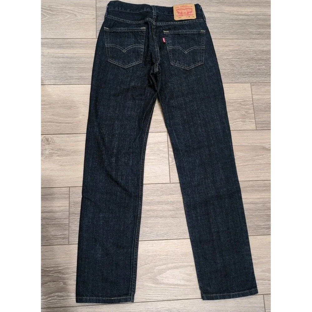 LEVI'S 514 JEANS MEN'S SIZE 29X32 Regular Fit 5 Pocket Blue Dark Wash EUC